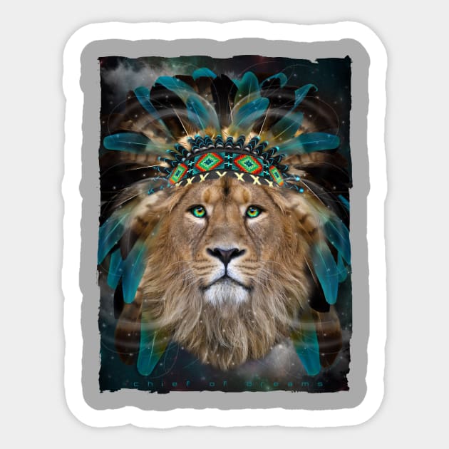 Fight For What You Love (Chief of Dreams: Lion) Sticker by soaring anchor designs